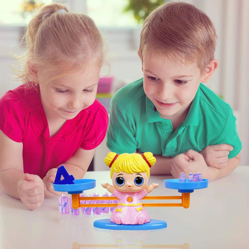 Симпатичные весы Математика арифметическая игрушка игра Дошкольное просвещение