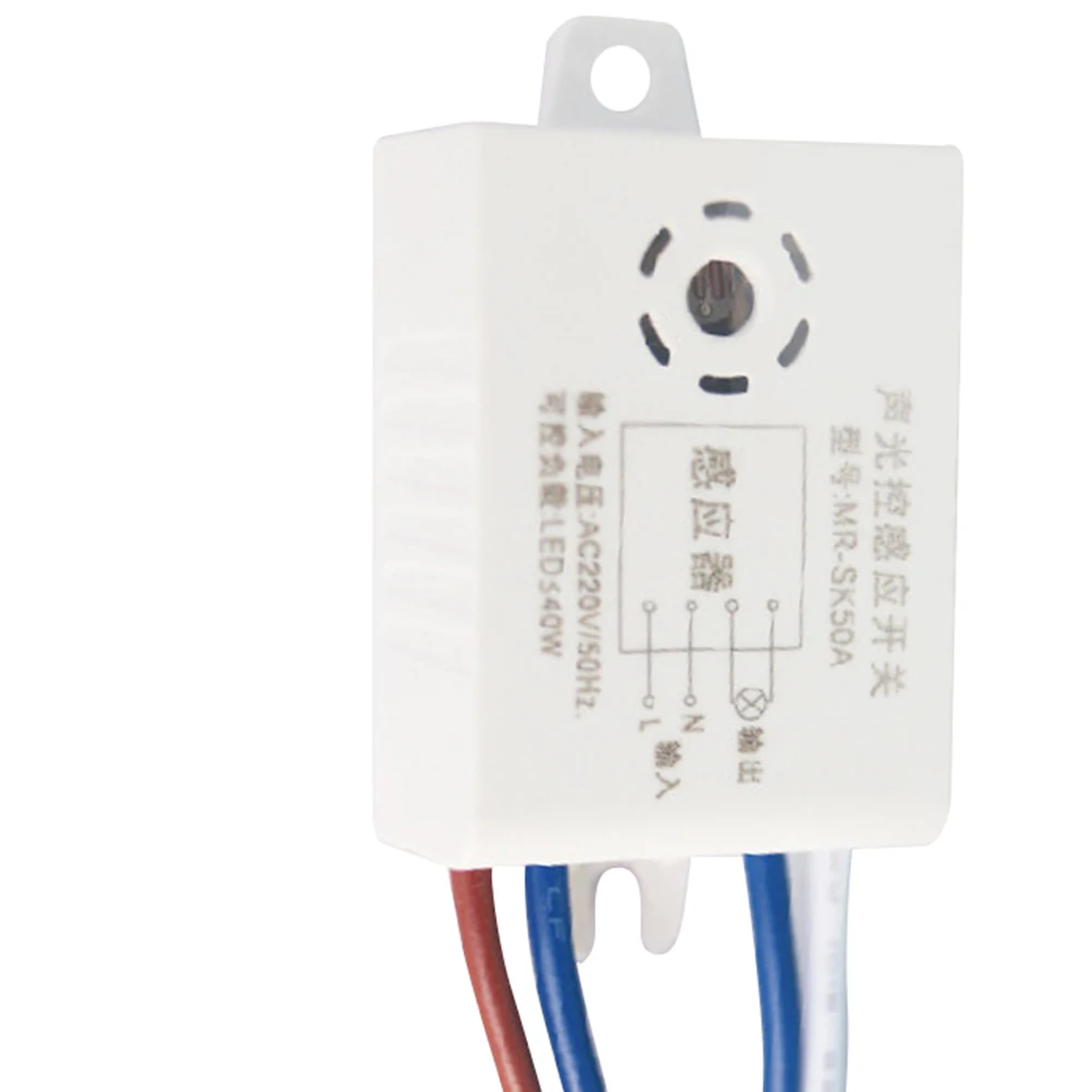 Home Improvement Smart Switches MR-SK50A 220V Detector Sound Voice Sensor Intelligent Auto On Off Light Switch for Corridor Bath |