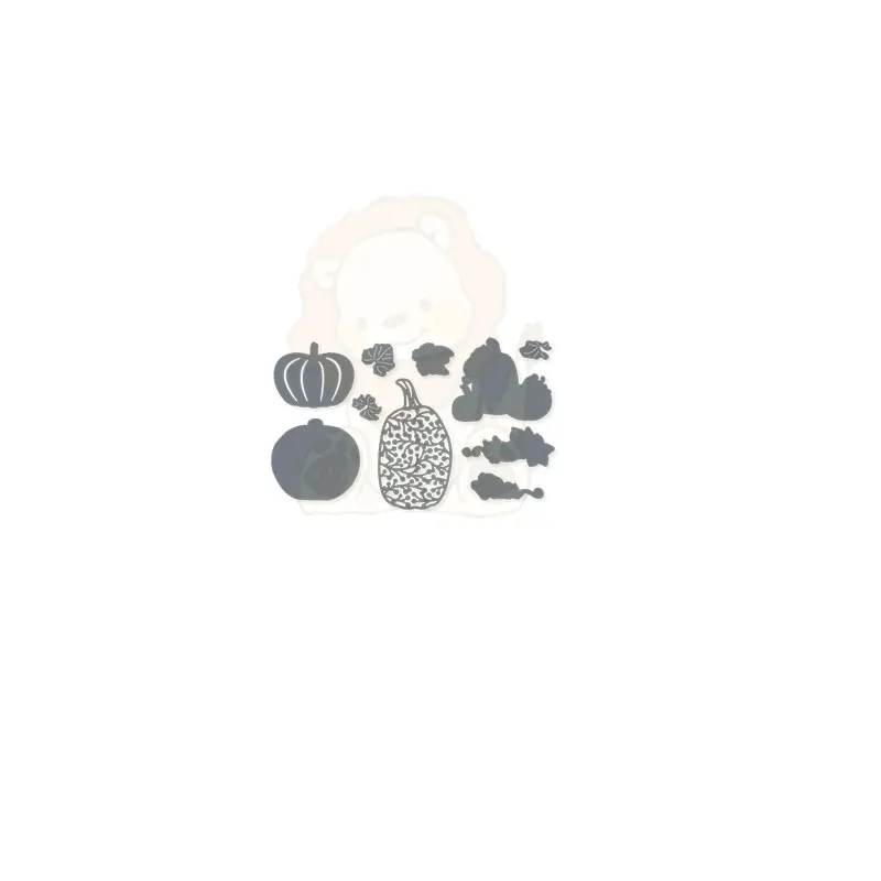 

Hot Sale Halloween PRETTY PUMPKINS Metal Cutting Dies and stamps DIY Scrapbooking Card Stencil Paper Handmade Album Stamp 2021