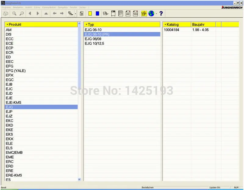 JETI ForkLift (ET) V4.36 каталог запасных частей для Jungheinrich + обновление без истечения до 448