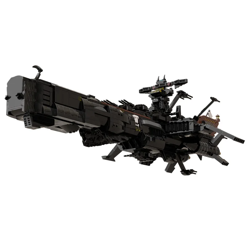 

MOC Movie Anime Star Space Series Battleship Pirates Arcadiaingly Ship Model Captain Building Blocks DIY Bricks Toys Gifts