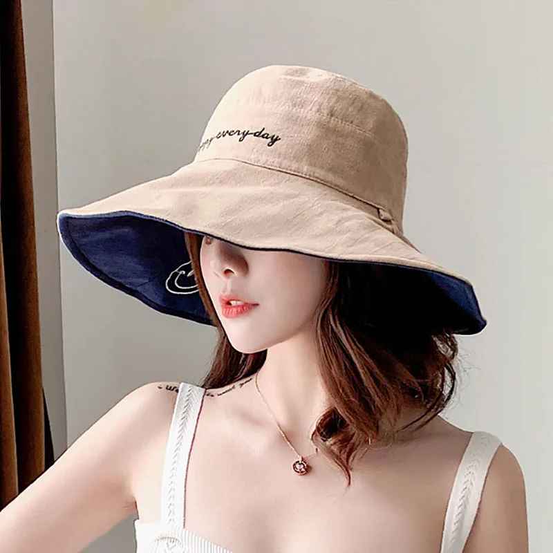 Шляпа от солнца Calymel для женщин рыбацкая шляпа с улыбающимся лицом Женская