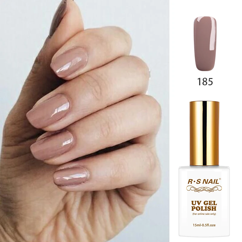 RS NAIL 15 мл УФ-цветной светодиодный Гель-лак 308 цветов Гель-лак для ногтей#121-180 Esmalte Permanente набор гель-лака(3