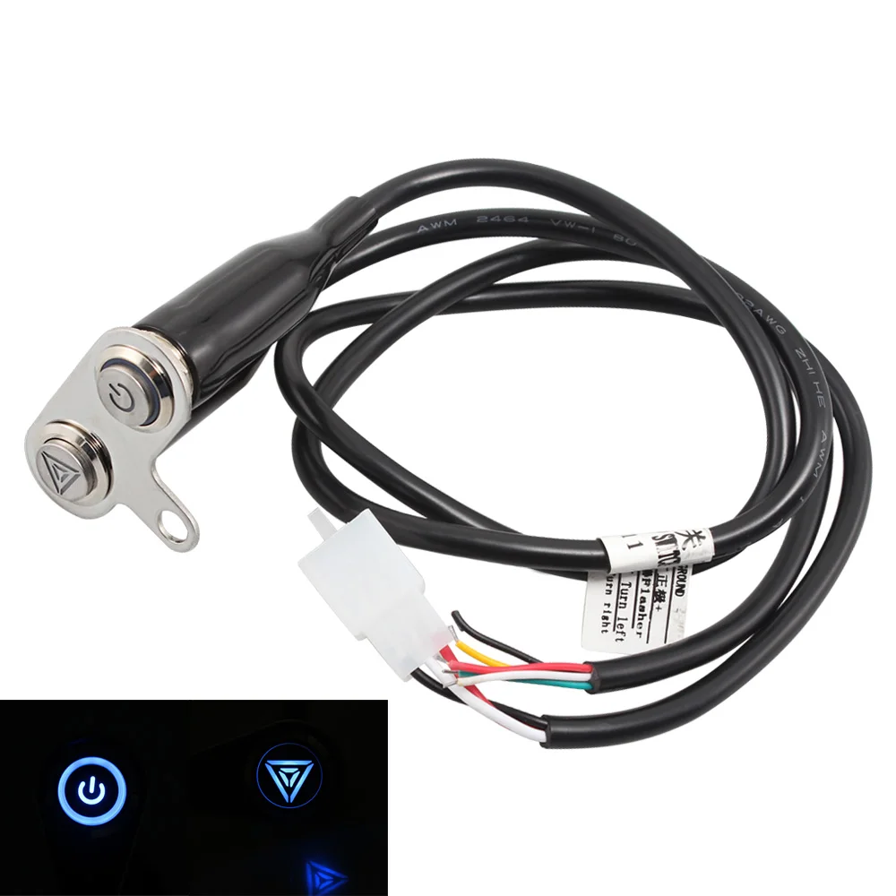 Мотоцикл светодиодный скутер ВКЛ ВЫКЛ аварийный светильник переключатель