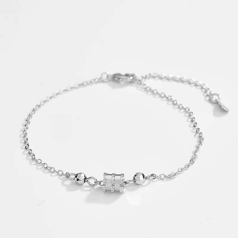 Браслет из розового золота 14 к, модный браслет Pulseras Plata Ley 925 Mujer Bizuteria, Свадебный 14 K, драгоценный камень, топаз, ювелирные изделия, браслет для женщин пандора шармы серебро 925 серебряный бра
