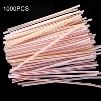 plastic straws disposable plastic drinking straws multi colored striped bendable elbow straws party event alike supplies color