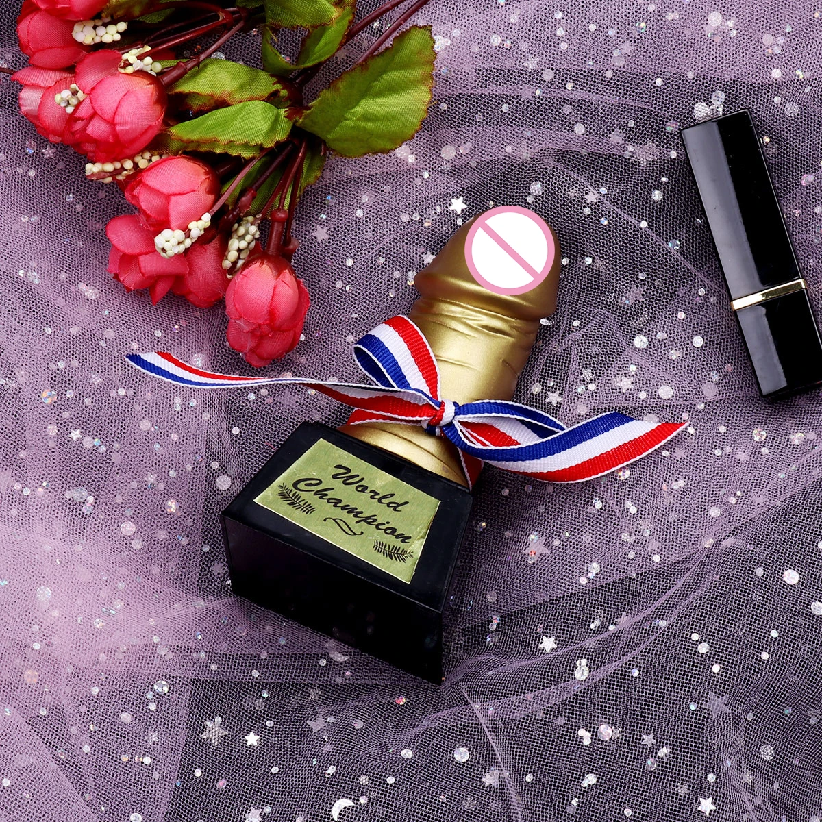 Вечерние сувениры для курятника новинка Веселый пенис Вилли трофеи золотые