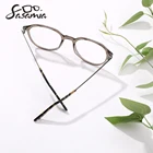 SASAMIA мужские очки овальные Лоскутные очки для близорукости для женщин Компьютерные очки Оптические по рецепту мужские очки WD1244