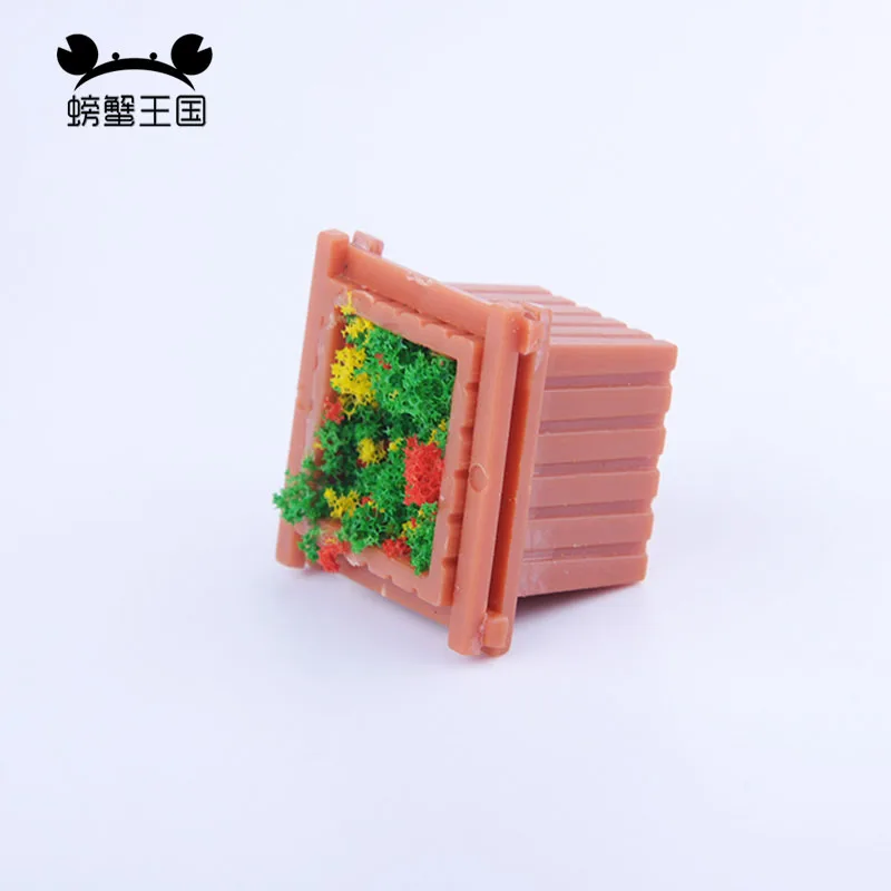 24 шт. 1:100 1:75 1:150 квадратный цветочный парк модель для украшения сада