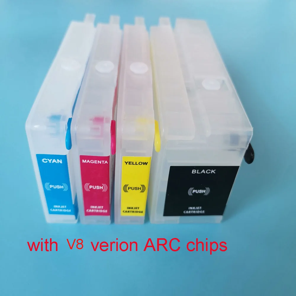 955 955XL многоразовый картридж с V8 постоянным чипом для hp OfficeJet Pro 7740/8210/8216/8710/8725/8730/8740