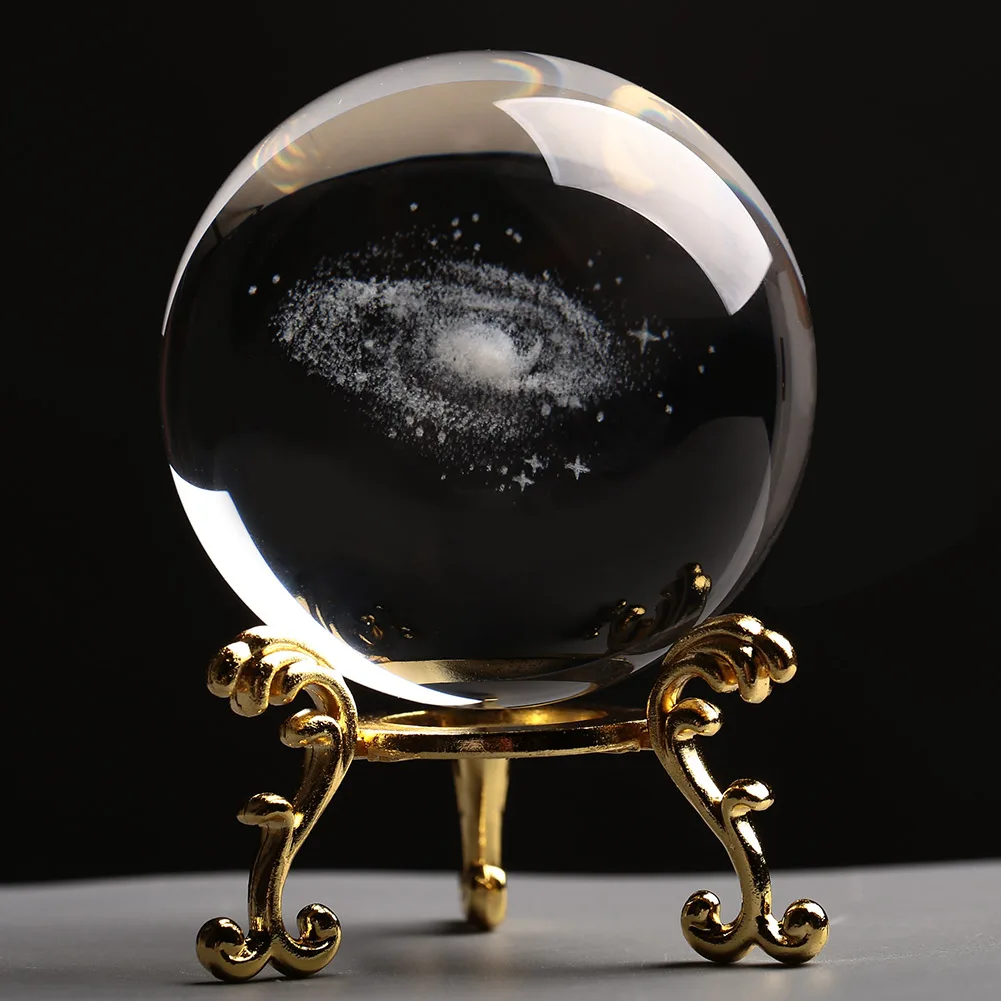 Стекло с лазерной гравировкой Ball подарок модное ремесло для астрофилов 3D