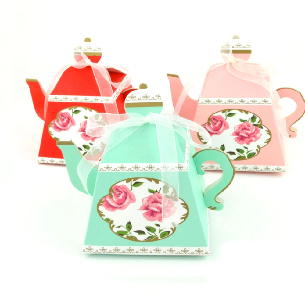 10 шт. креативная коробка конфет винтажная Подарочная для чая чашки подарочные