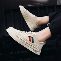 mens leather casual shoes small white shoes classic board shoes