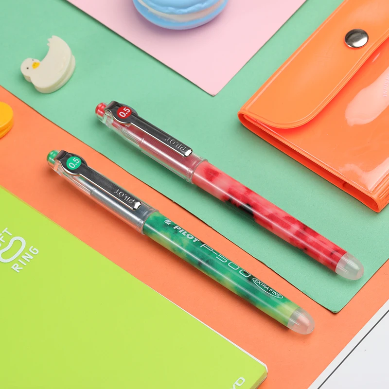 Pilot 5 видов цветов набор разнообразных ручек P-500 точные гелевые чернила