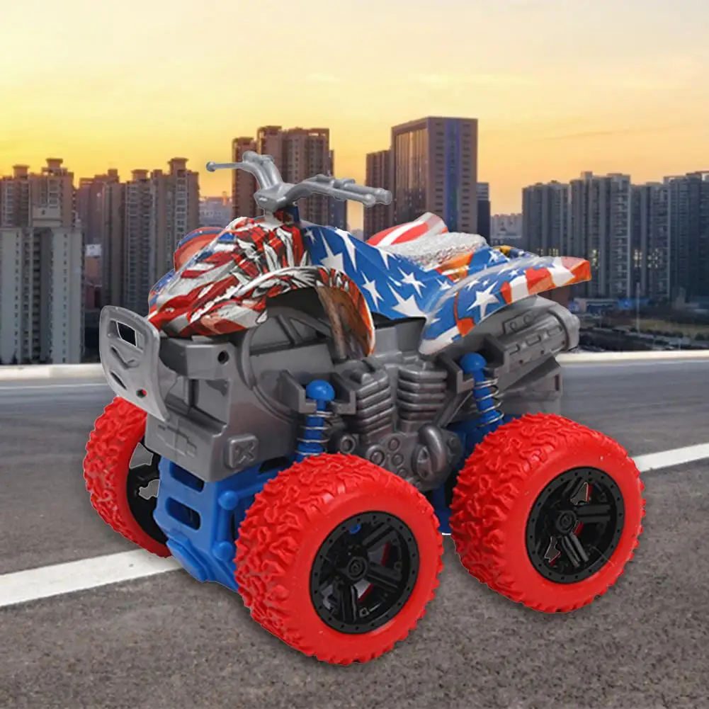 

Stunt Car Stylish Functional Metal Toy Car Four-Wheel Drive for Gift