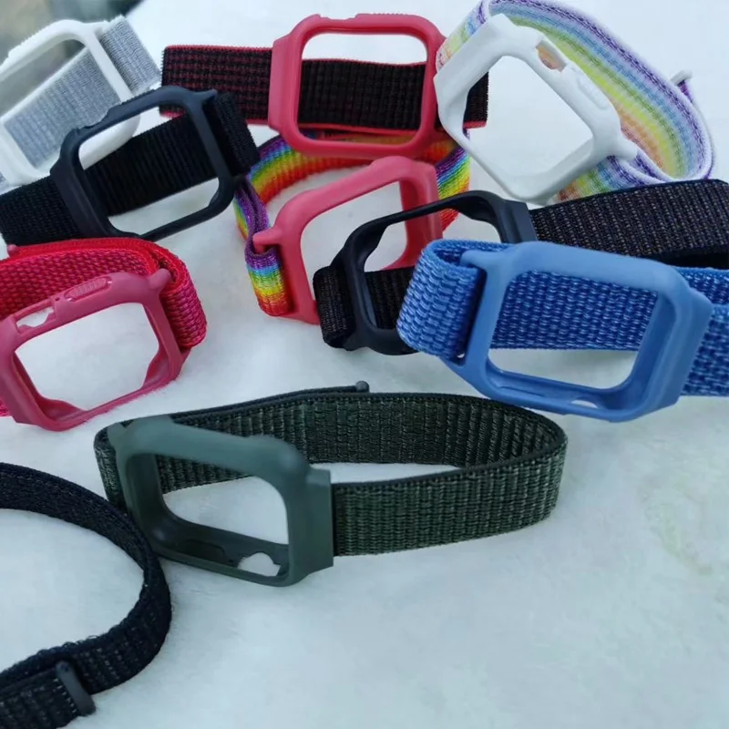 Спортивный бесшовный ремешок для наручных часов apple watch Series 5 4 3 2 1 ремень 44/40 мм 42 38
