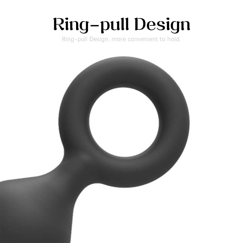 Анальная пробка с силиконовым кольцом для массажа простаты секс игра взрослых