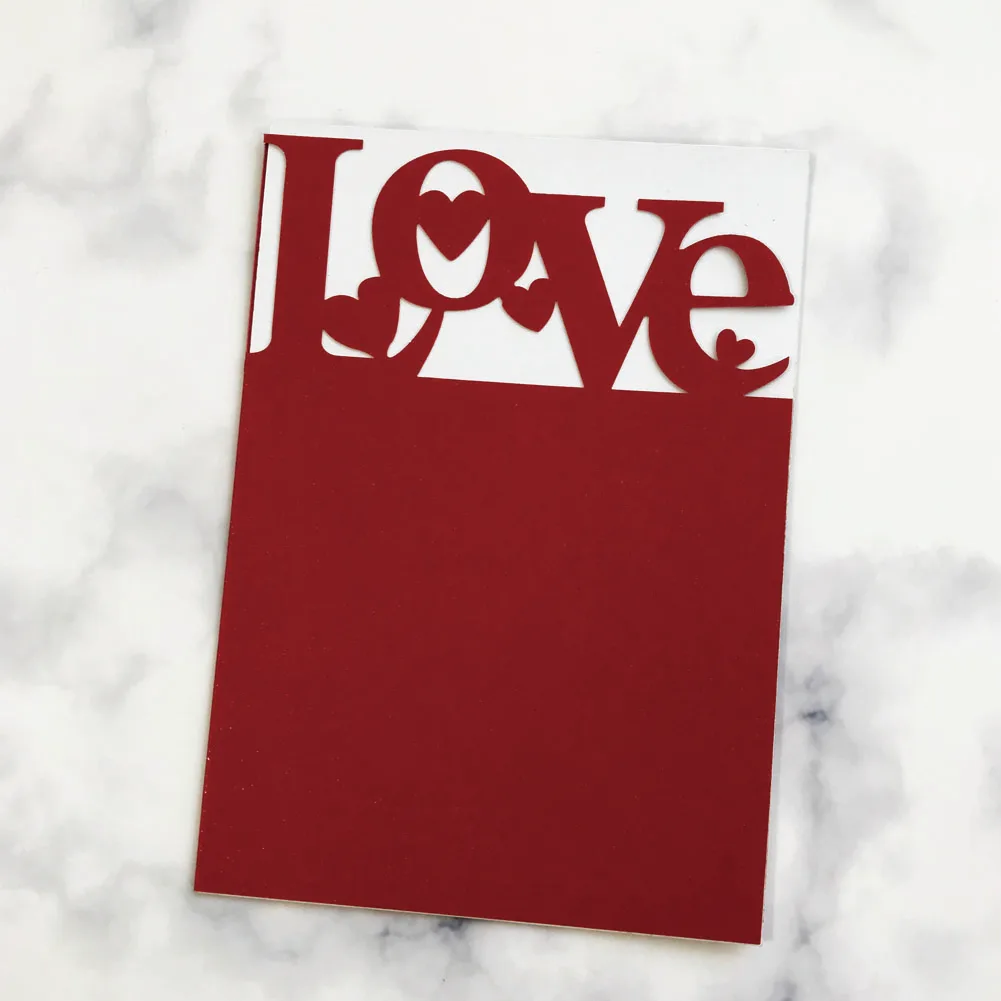 Ажурная свадебная пригласительная открытка с лазерной резкой 45 шт./лот | Дом и сад