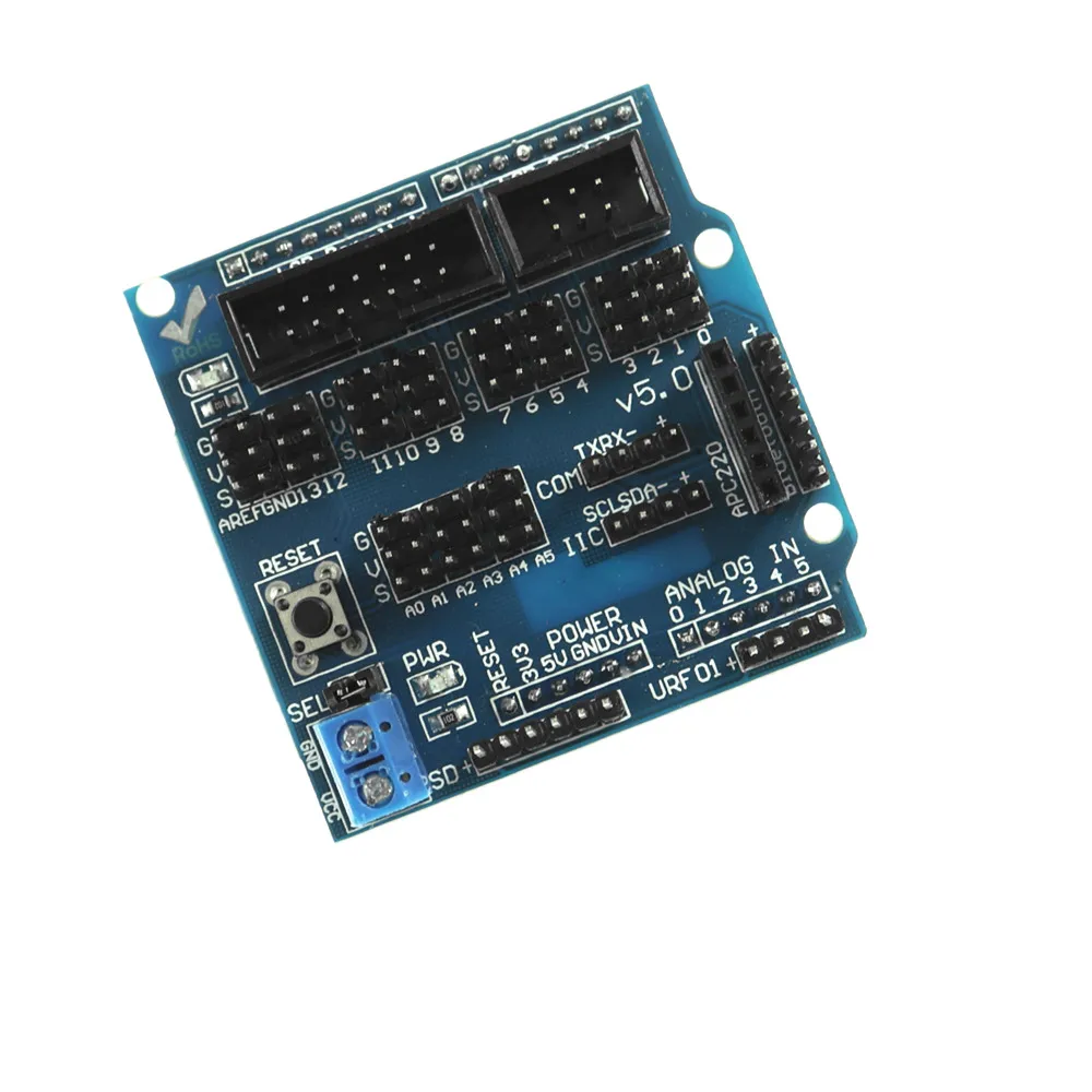 KJ366 сенсорный Щит V5.0 плата расширения датчика UNO MEGA R3 V5 Для Arduin электронные