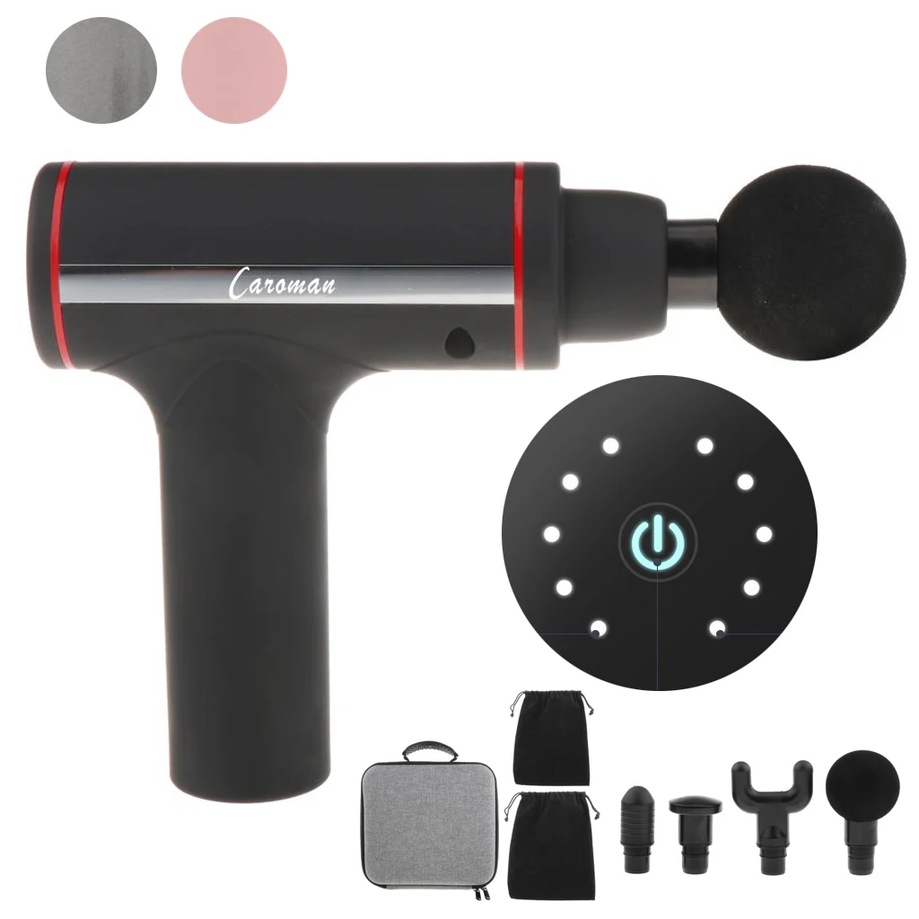 

5 Speed Massage Gun USB Deep Muscle Massager Tissue Pain Relief Muscle Body Neck Massage Exercise Relaxation Slimming Shaping