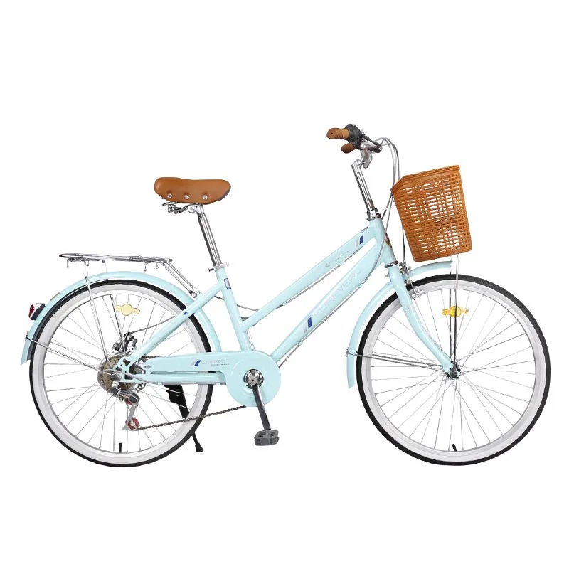 

Bicycle Adult 6-speed Female City Riding Ordinary Travel 24 Inch Rural Wind
