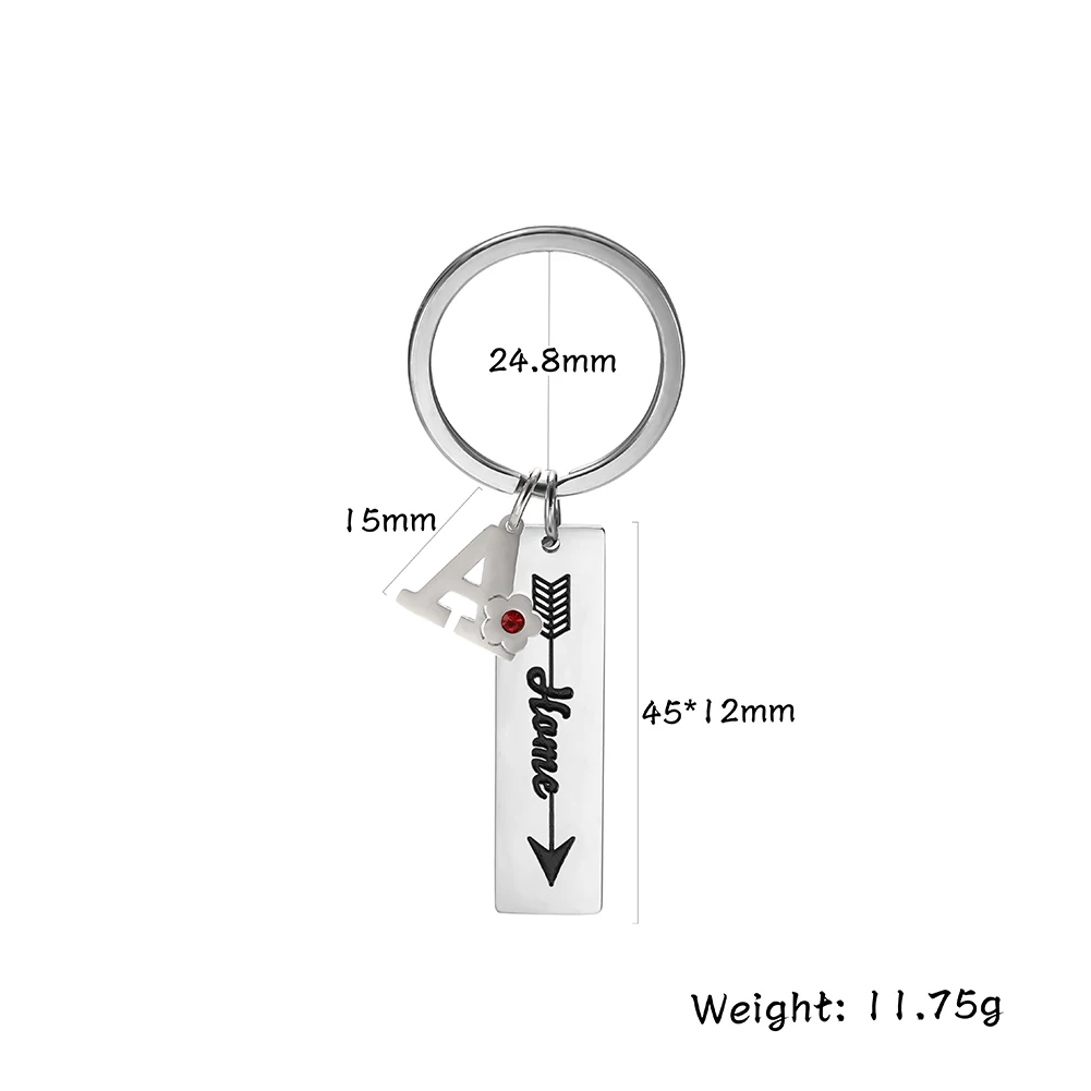 26 Алфавит буквы любовь стрела домашний любовник из нержавеющей стали для мужчин