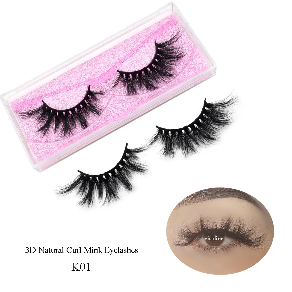 

visofree Beauty mink eyelashes 3D MINK Full Volume False Eyelashes Cross Dramatic Fake Eye Lashes Professional Makeup Lashes