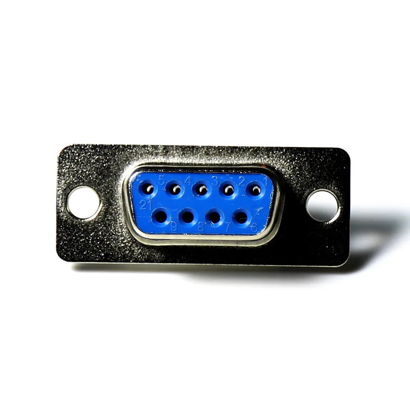 10 шт. RS232 DB9 разъем последовательный VGA 9 Pin Женский 2 ряда припоя Тип штепсельная
