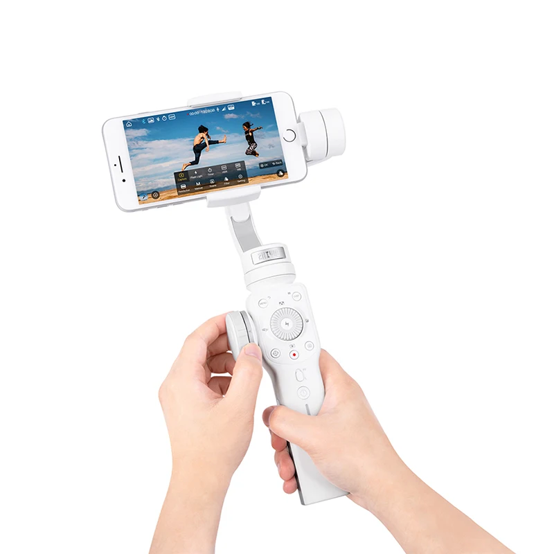Zhiyun Smooth 4 3 осевой Ручной Стабилизатор для смартфона iPhone XS XR X 8Plus 8 7P 7 6S Samsung S9 S8 S7 и