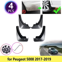 for peugeot 5008 2017 2018 2019 mudguards mudflap fender universal set mud flap flaps splash guards front rear wheel accessories
