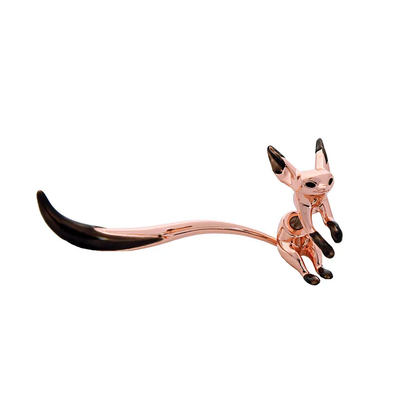 

Design sense niche earrings femininity personality wild fashion new tide enamel glaze earrings cute fox earrings