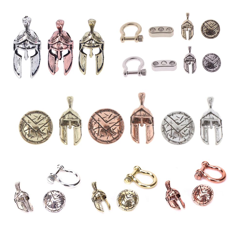 

1/2/3/4PCS Paracord Beads Metal Charms For Paracord Bracelet Accessories DIY Pendant Buckle For Paracord Knife Lanyards
