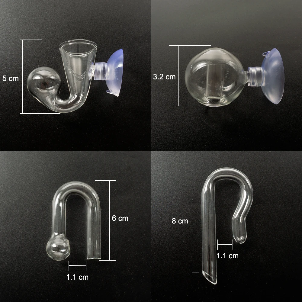 Стеклянный Аквариум CO2 для проверки падения посаженного аквариума