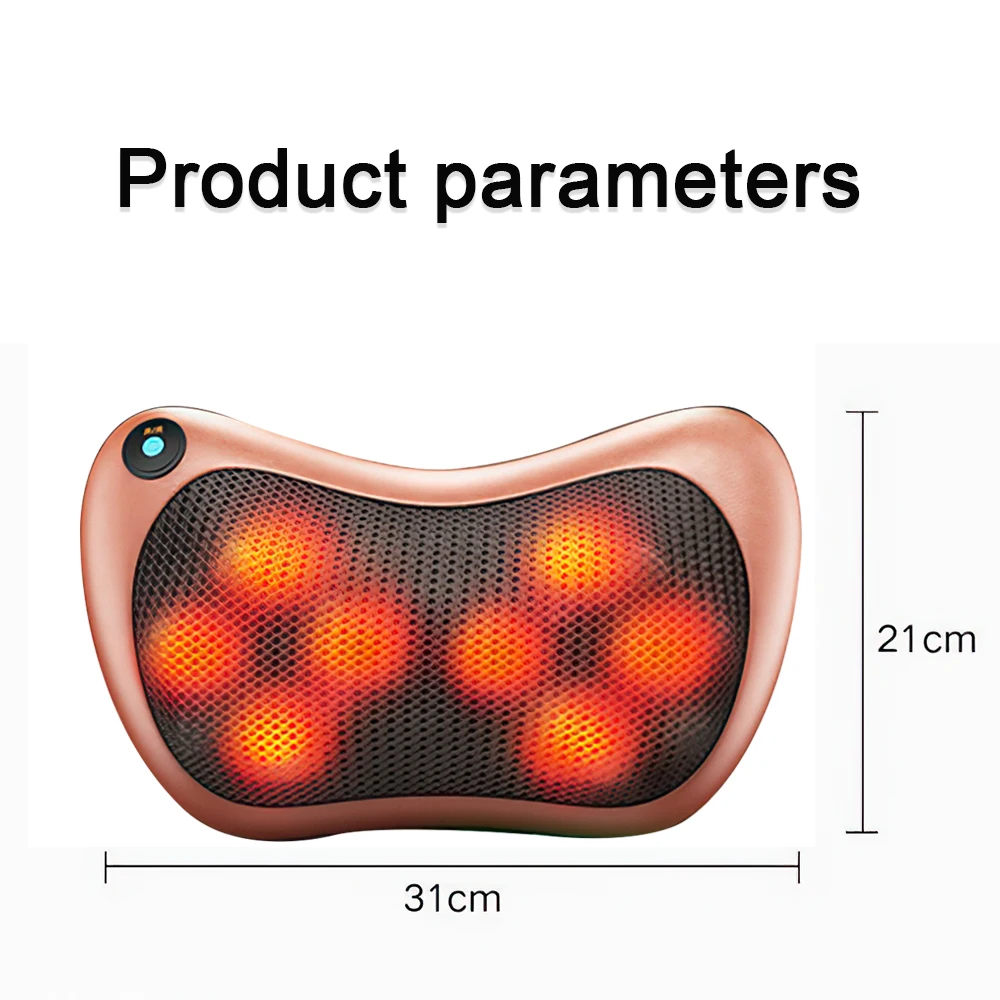 

DIOZO Infrared Heated Massage Pillow Cushion Car Home Cervical Massage Neck Back Waist Body Electric Massager
