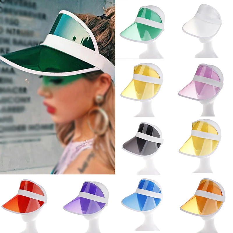 Шляпа с защитой от УФ лучей для мужчин и женщин прозрачная пластиковая Кепка От