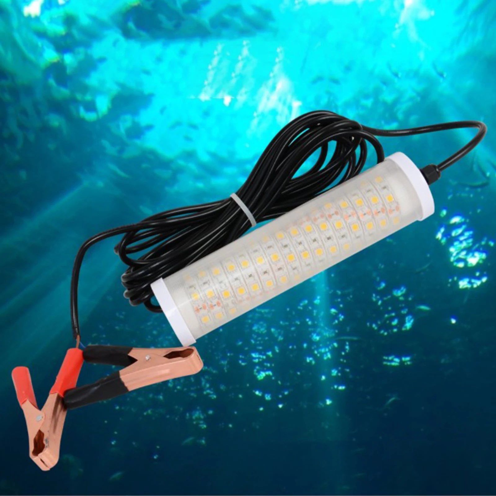 

Fishing Light 5M Cord LED Light Baits Finder Lamp for Small Fishing Nets