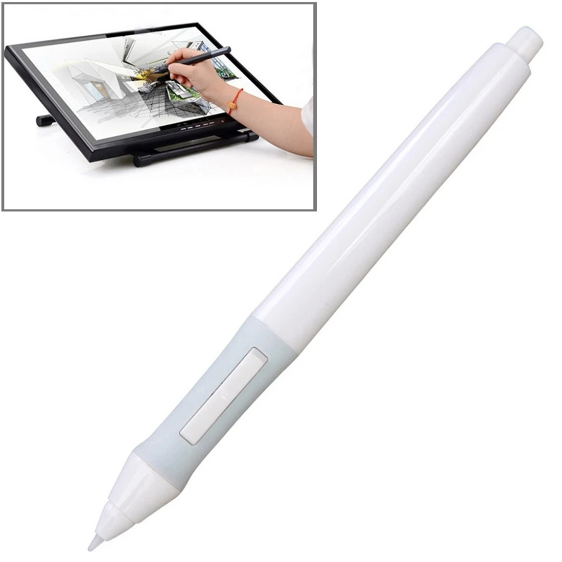 white HAWEEL Huion PEN-68 профессиональная беспроводная сменная Электромагнитная ручка для графического рисования Huion - Цвета: white
