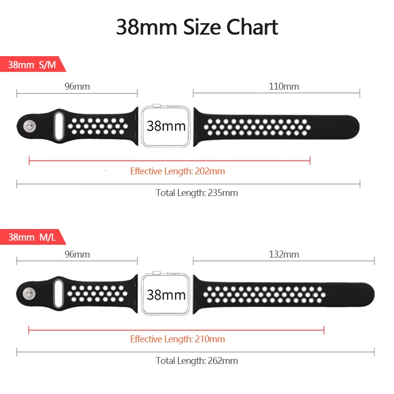 Мягкий силиконовый сменный Браслет для Apple Watch серии 1 2 3 4 5 дышащий ремешок iwatch 44 мм 40 мм 42 мм ремешок 38 мм ремешок