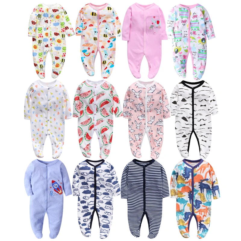 Новинка хлопковый комбинезон унисекс для новорожденных мальчиков и девочек 1/2/3