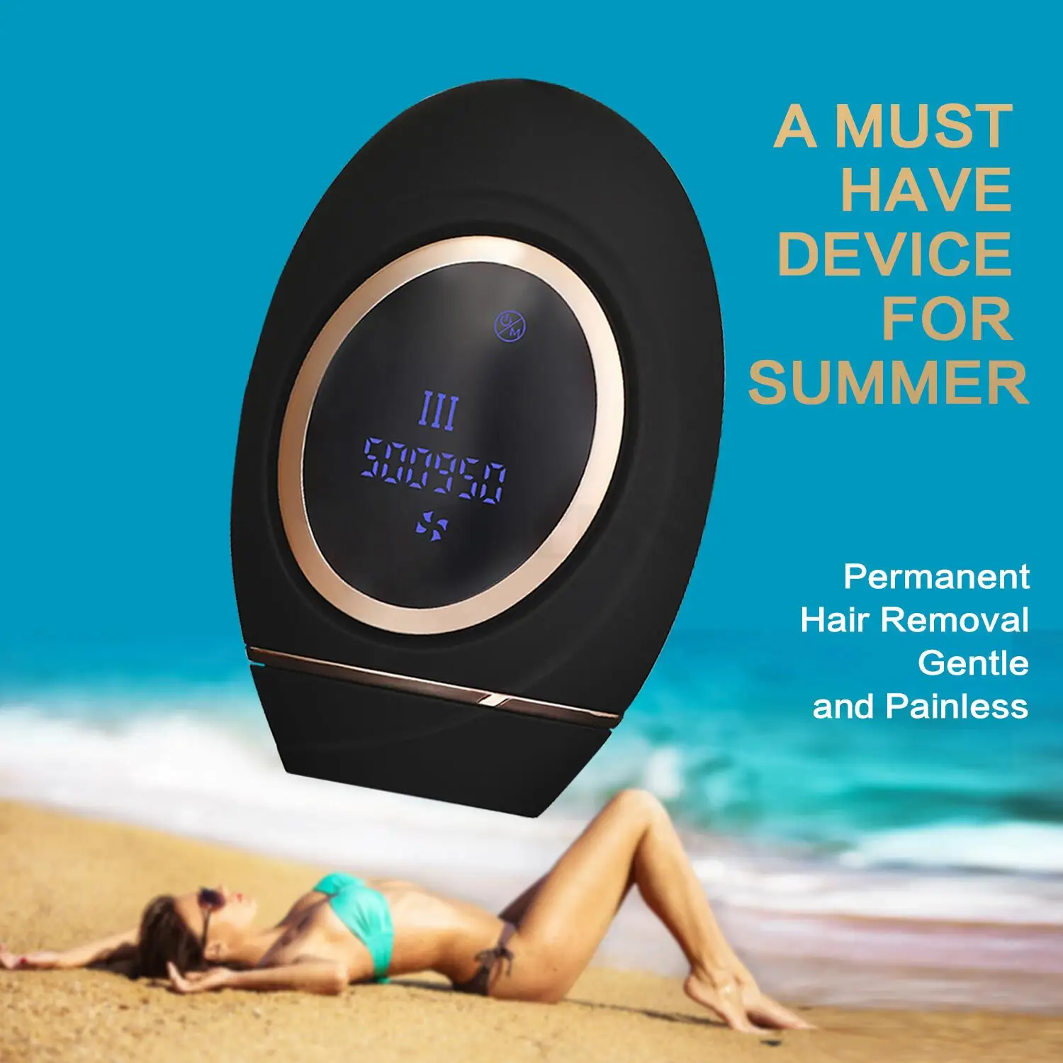 

Professional Permanent IPL Laser Depilator 500000 Flash LCD Laser Hair Removal Photoepilator Head Painless Hair Remover Machine