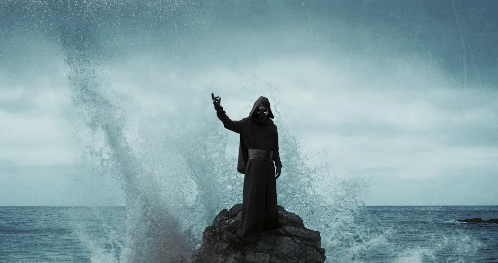 XCOSER, Kylo Ren, костюм для косплея, версия V3, костюм из фильма VII, злодей, наряд для косплея, черное нарядное платье, костюм на Хэллоуин