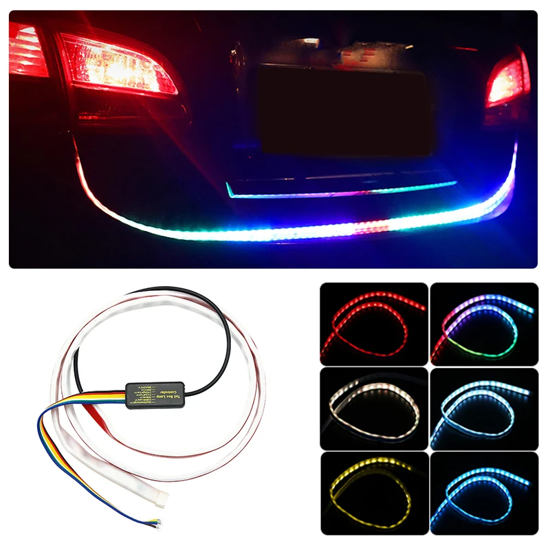 Цветной светодиодный RGB светильник для багажника автомобиля Citroen C4 C5 C3 Picasso Xsara