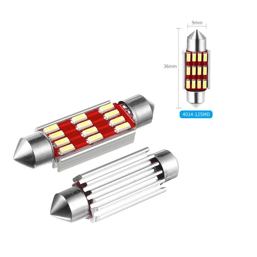 

1PC Auto Interior Reading Lamp Car Light C5W Led C10W Festoon Light Interior Light 36mm Car LED 4014 SMD 24 Leds Doom Lamp 12V