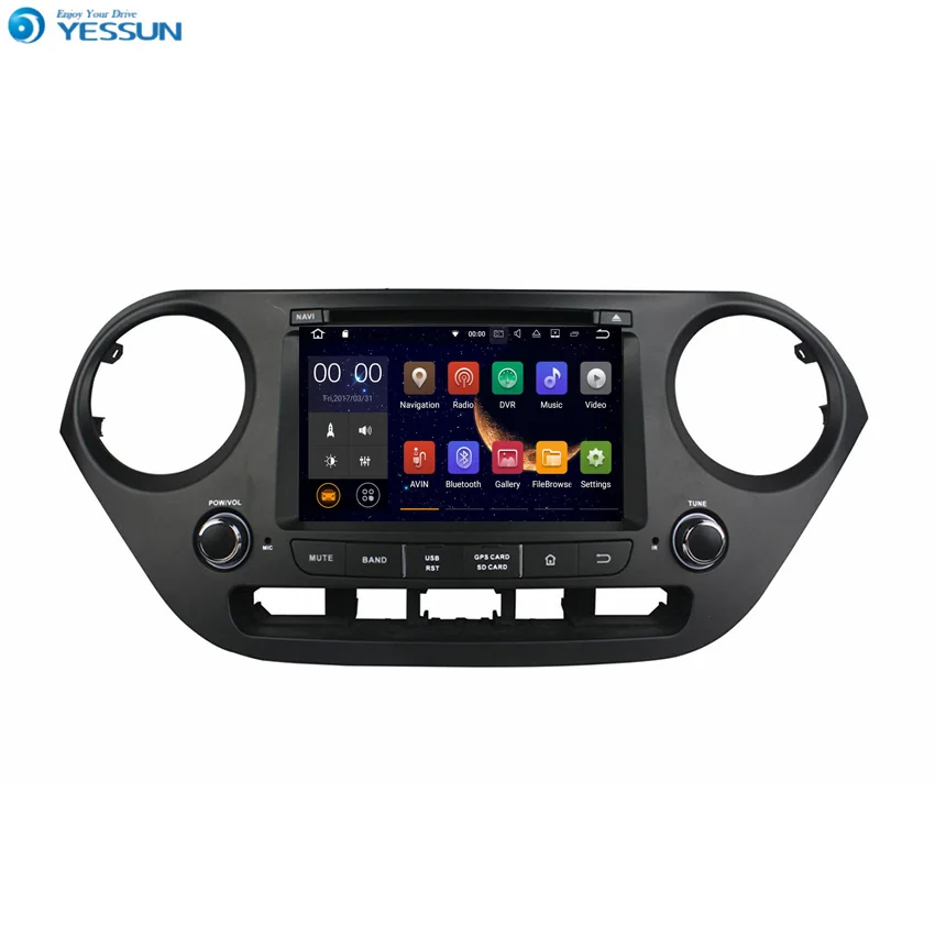 YESSUN Android радио dvd плеер автомобиля для hyundai i10 2014 ~ 2017 стерео мультимедиа gps