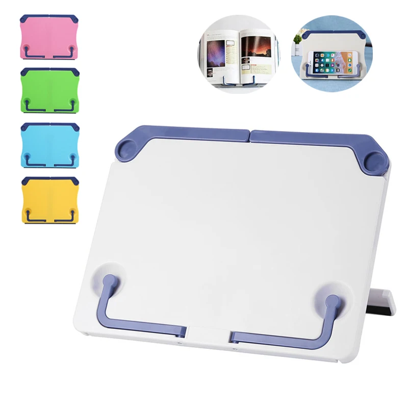 

Складная подставка для телефона с нескользящей подушкой, органайзер для чтения книг и планшетов