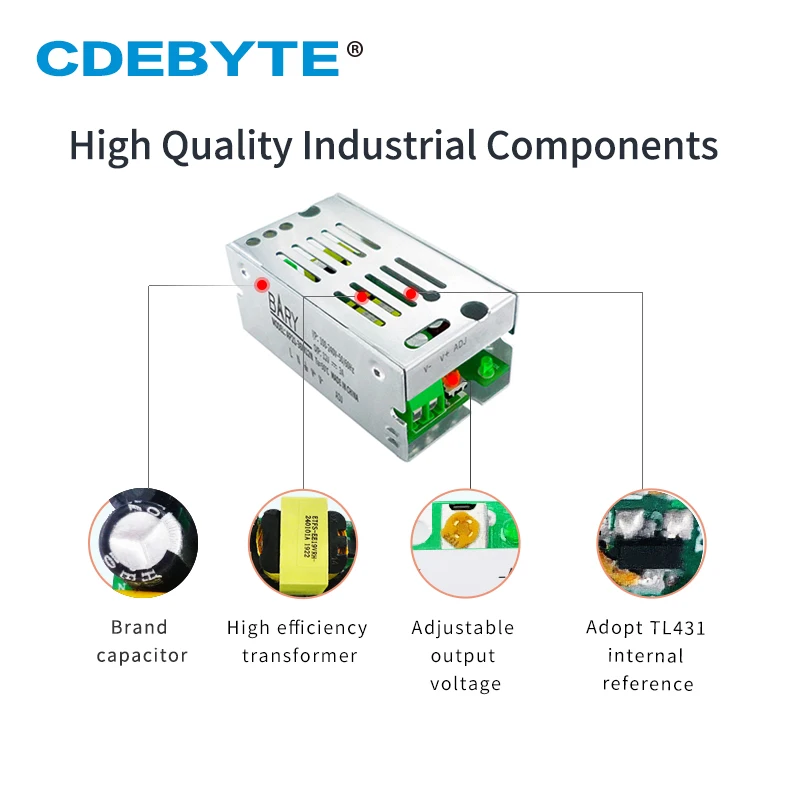 

Switching Power Supply Module 12V 36W AC-DC AP21-36W12N 3000mA 3A 100V-250V Buck Step-down Fixed Output Driver Transformer