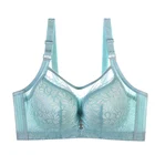 Бюстгальтер женский кружевной, Бралетт с чашками пуш-ап, топ кроп-топ, пикантное нижнее белье, минимайзер, большие размеры, нижнее белье