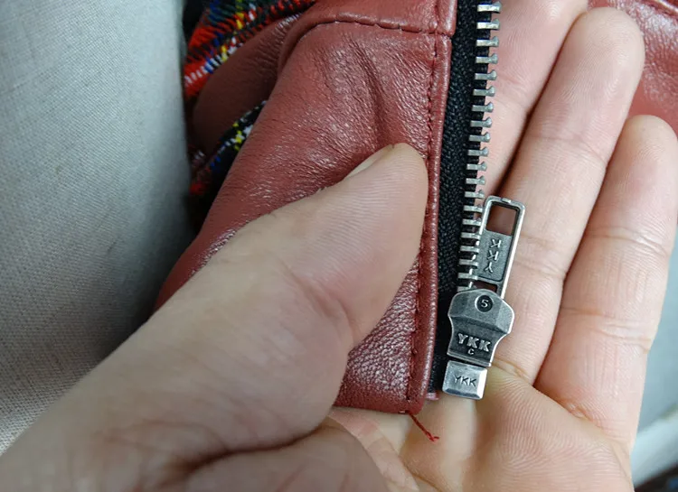 Фирменные новые 2021 Мужская натуральная кожаная куртка слим Фит Дубленка