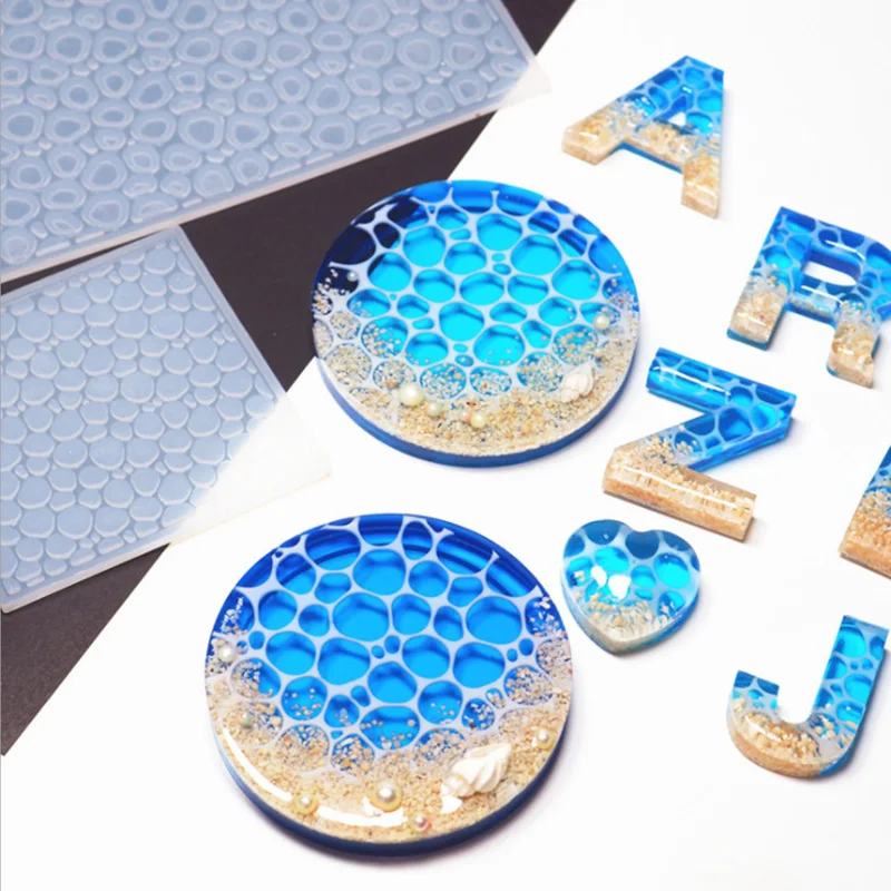 DIY ручной работы плесень УФ смола эпоксидная силиконовый клей водные линии