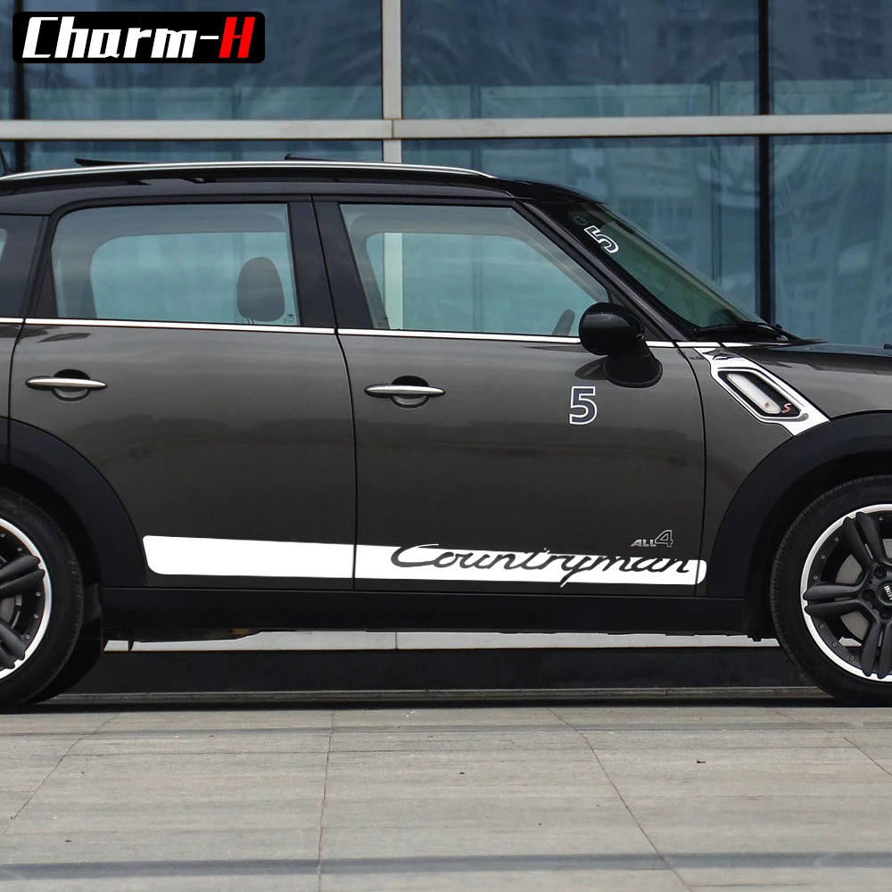 2 шт. виниловые наклейки на боковую юбку кузова автомобиля|Наклейки автомобиль| |